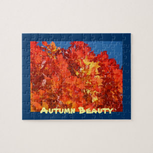 Autumn Beauty puzzle Bright Orange Red Yellow
