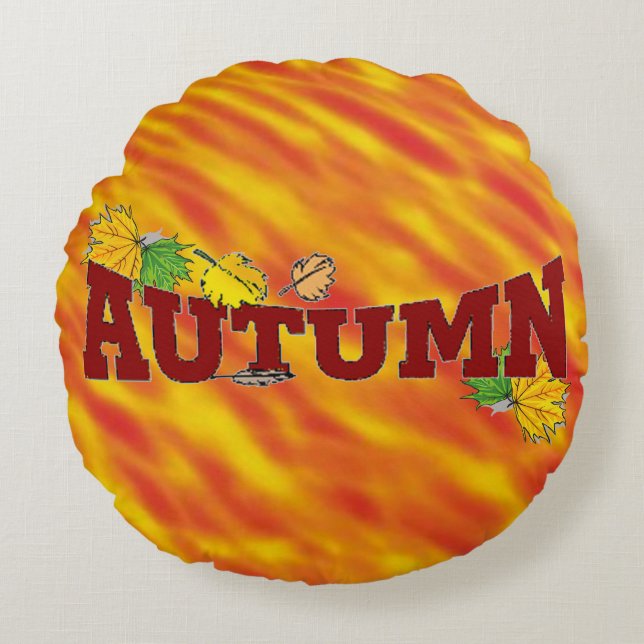 Autumn Beauty - Round Cushion (Front)