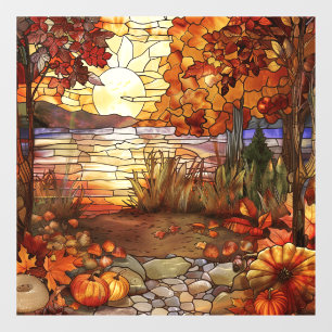 Autumn Beauty Window Cling
