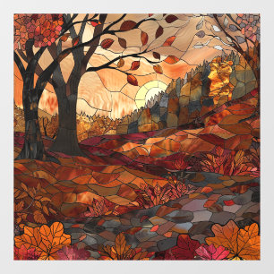 Autumn Beauty Window Cling