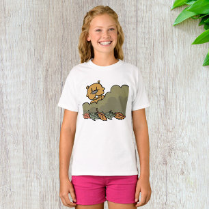 Autumn Beaver Hiding T-Shirt