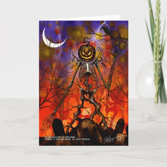Autumn Benediction Greeting Card (Front)