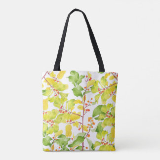 Autumn Berries on an All-Over-Print Tote Bag