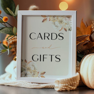 Autumn Birthday Cards And Gifts Poster