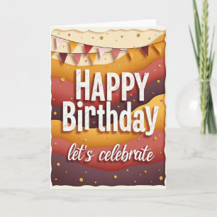 Autumn Birthday Layered Card