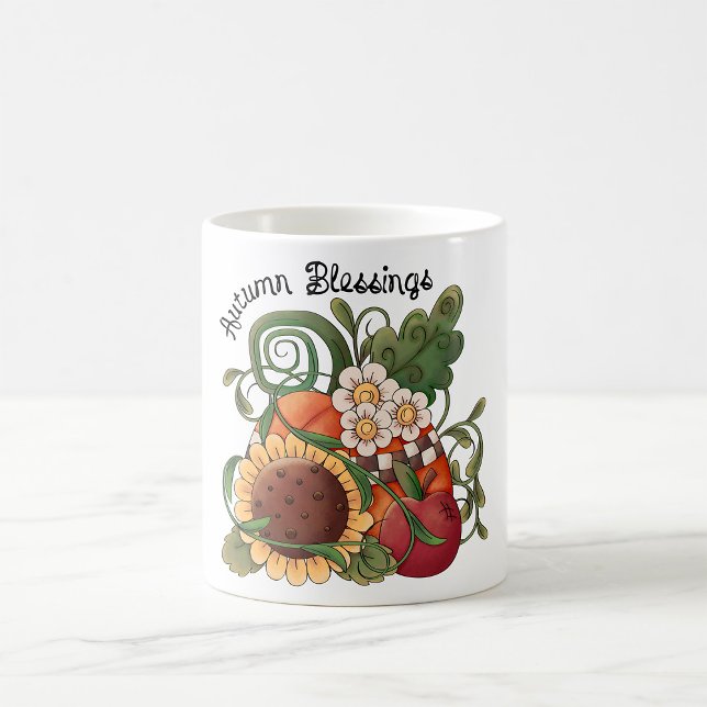 Autumn Blessings Fall Harvest  Coffee Mug (Creator Uploaded)