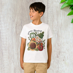 Autumn Blessings Fall Harvest  T-Shirt