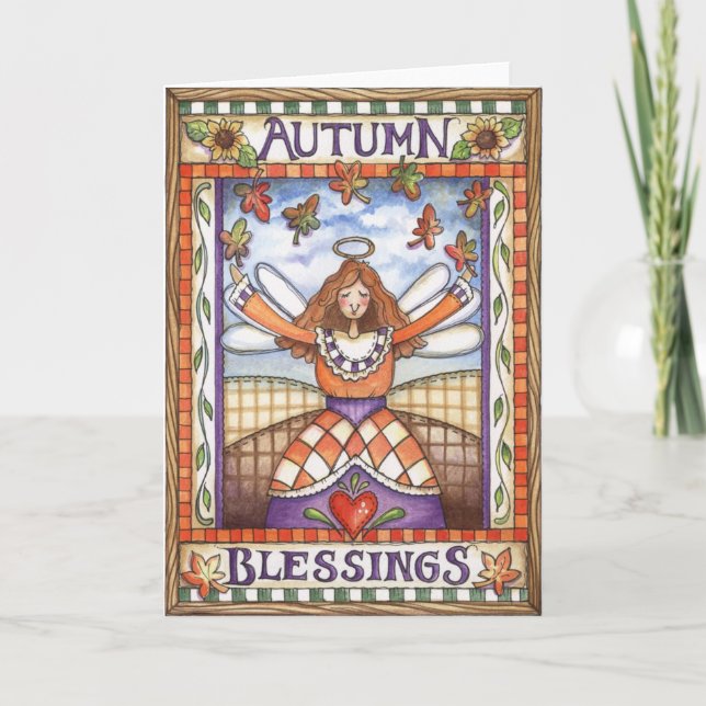 Autumn Blessings - Greeting Card (Front)