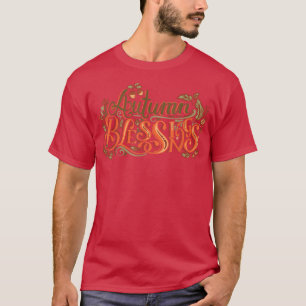 Autumn Blessings Inspirational Christian  T-Shirt