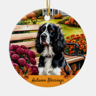 Autumn Blessings Thanksgiving  Ceramic Tree Decoration