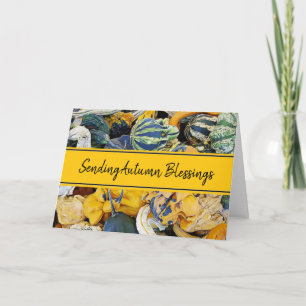 Autumn Blessings, Thinking About You Card