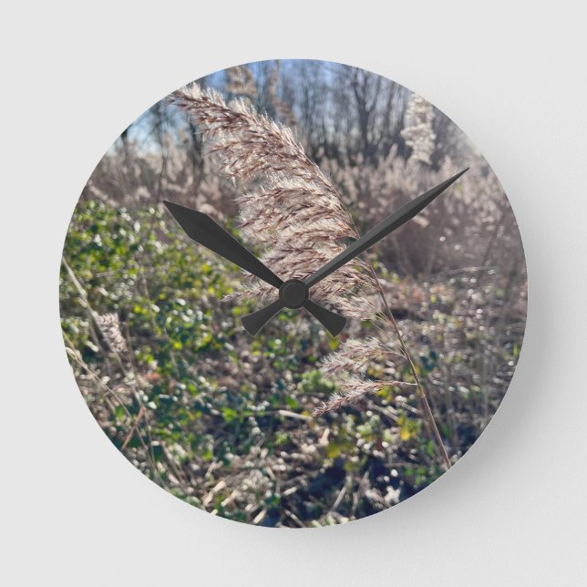 Autumn bliss.. round clock (Front)