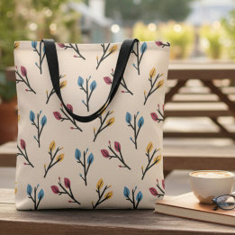 Autumn Bloom Tote Bag