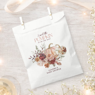 Autumn Blooms 'a little pumpkin' Baby Shower Favour Bags