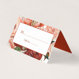 Autumn Boho Watercolor Floral