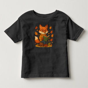 Autumn Book Fox Toddler T-Shirt