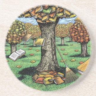 Autumn Books Coaster
