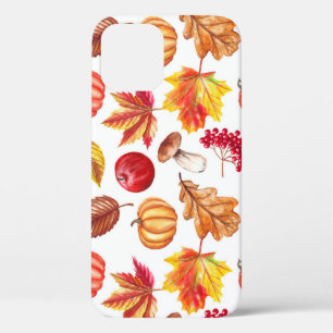 Autumn Botanic Seamless: Floral Elegance. iPhone 12 Case