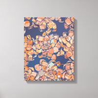 Autumn Botanicals in Earthy Neutrals and Navy