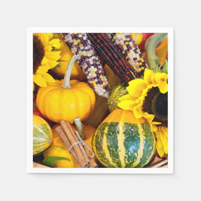 Autumn Bounty Napkin (Front)