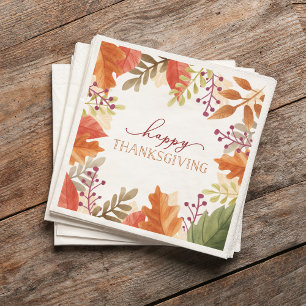 Autumn Bounty   Thanksgiving Napkin