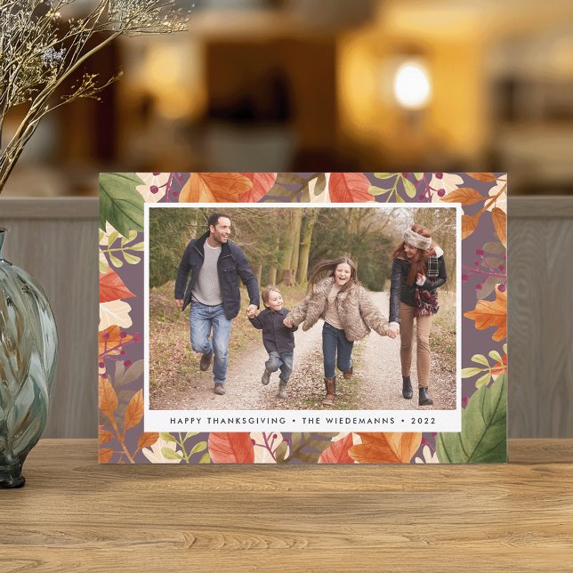Autumn Bounty | Thanksgiving Photo Card (Creator Uploaded)
