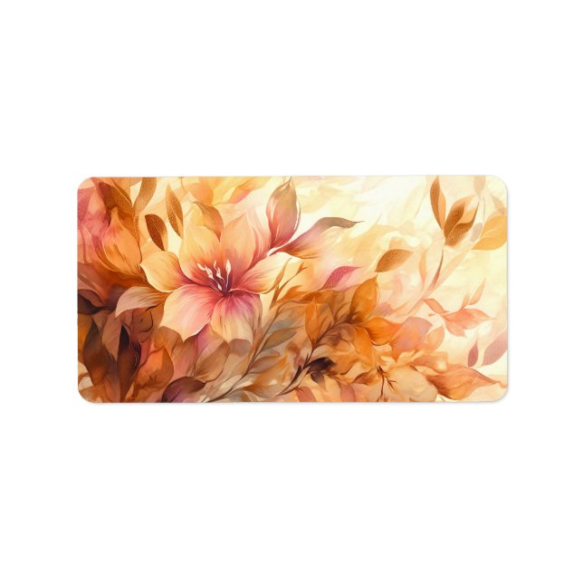 Autumn Bouquet Label (Front)