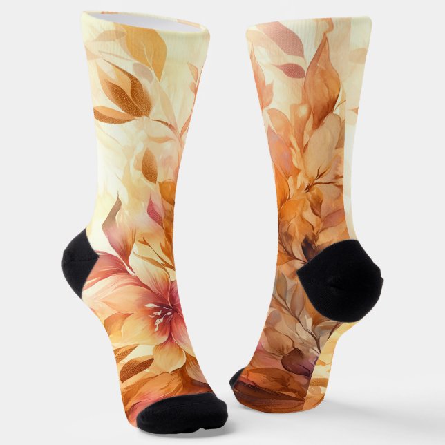 Autumn Bouquet Socks (Angled)