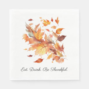Autumn Breeze Maple Cascade, custom Napkin