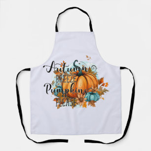 Autumn Breeze, Pumpkins Please – Cosy Fall Vibes Apron