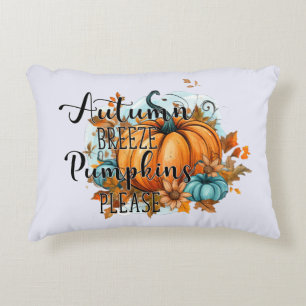Autumn Breeze, Pumpkins Please – Cosy Fall Vibes Decorative Cushion