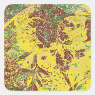 Autumn Breeze Square Sticker