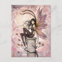 Autumn Breezes Fairy Fantasy Art by Molly Harrison