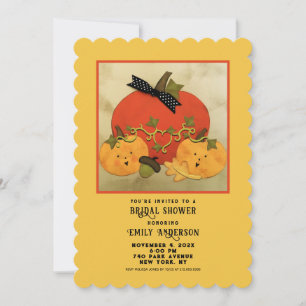 Autumn Bridal Shower Invitation
