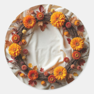 Autumn Bridal Wreath Sticker
