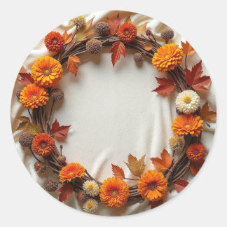 Autumn Bridal Wreath Sticker