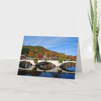 Autumn - Bridge of Flowers notecard