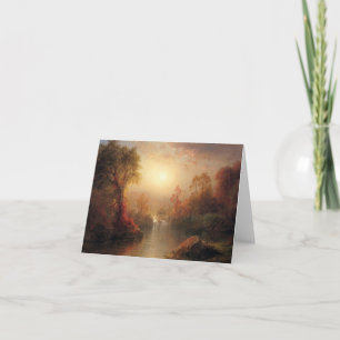 Autumn by Frederic Church Note Card