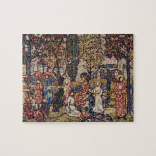Autumn by Maurice Prendergast, Vintage Fine Art Jigsaw Puzzle