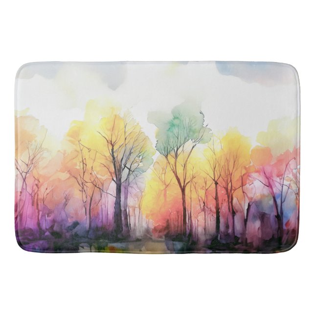 Autumn by the Lake Bath Mat (Front)