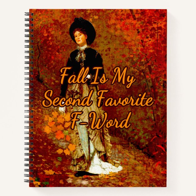 Autumn by Winslow Homer  Notebook (Front)