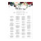 Autumn Calligraphy Alphabetical Seating Chart