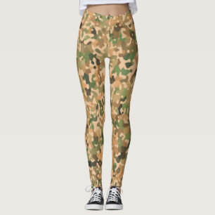 Autumn Camo Fall Colours Leggings