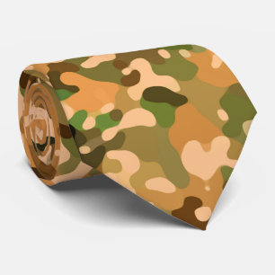 Autumn Camo Fall Colours Tie