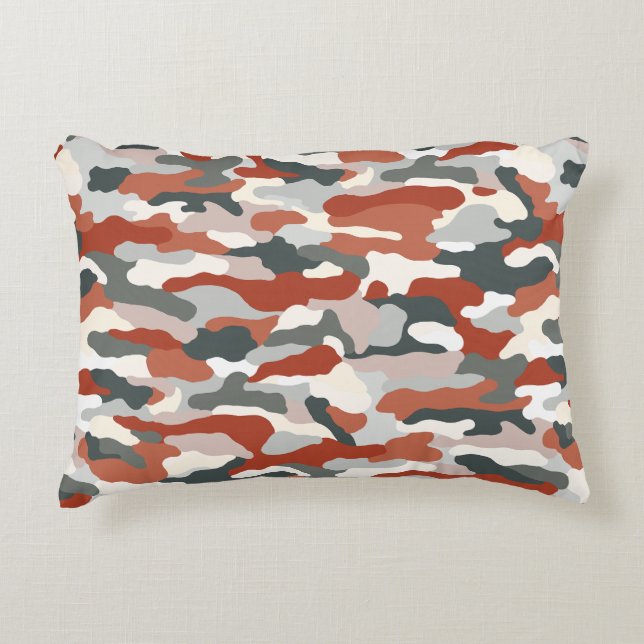 Autumn Camouflage Decorative Cushion (Front)