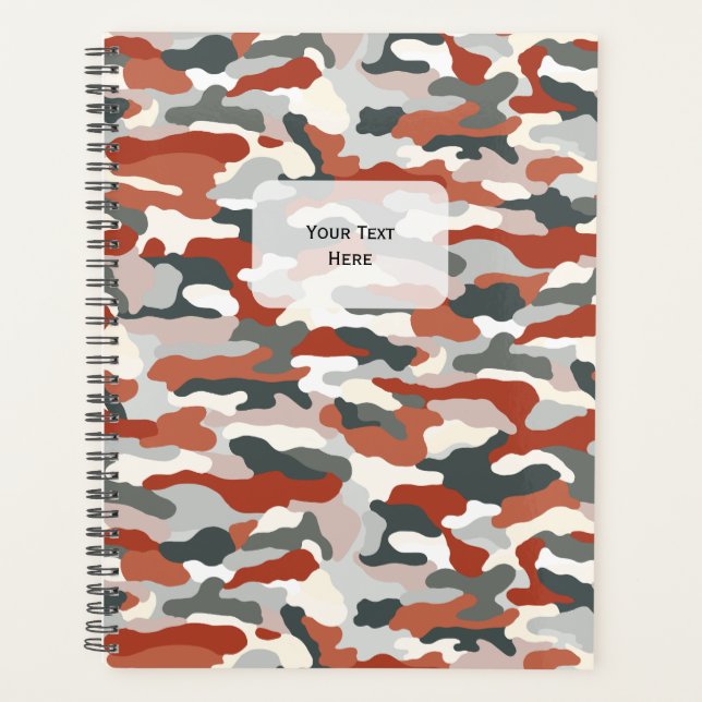 Autumn Camouflage Planner (Front)