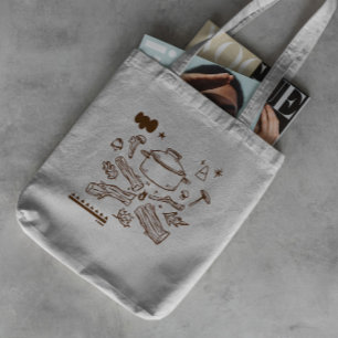 Autumn Camping Elements Tote Bag