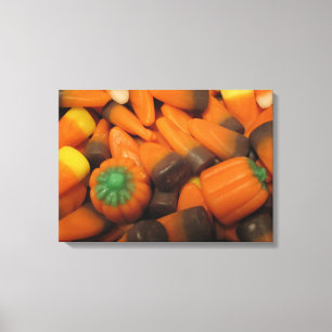 Autumn Candy Corn Canvas
