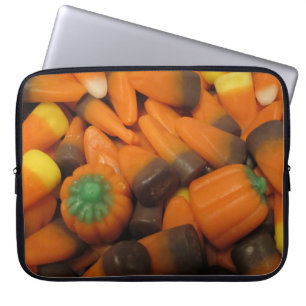 Autumn Candy Corn Laptop Sleeve