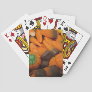 Autumn Candy Corn Playing Cards